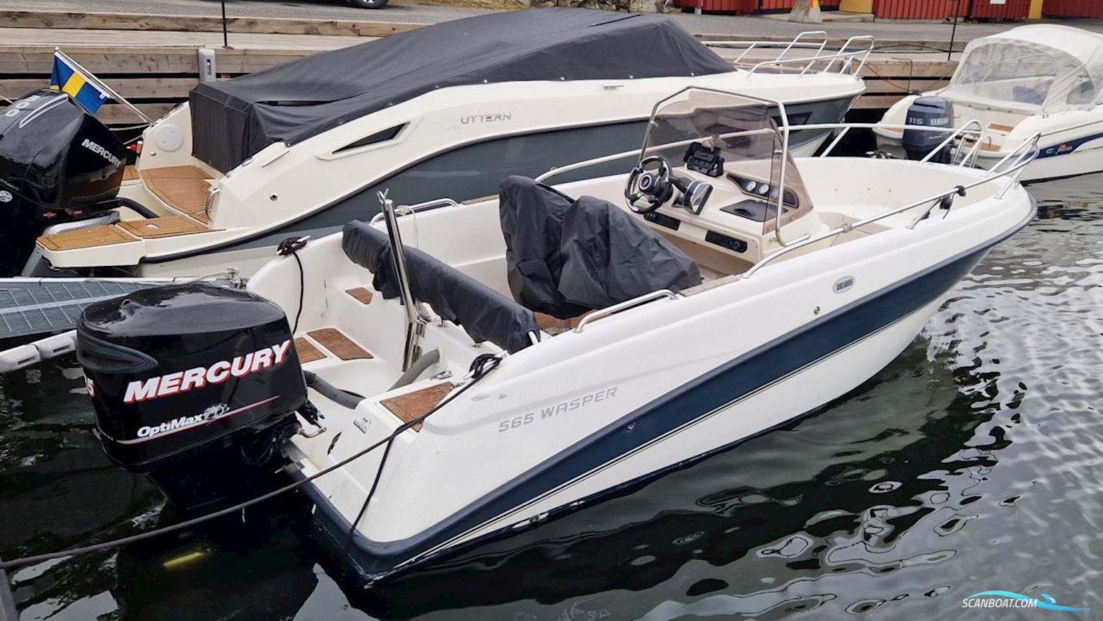 Askeladden 565 Wasper Motorboat 2008, with Mercury engine, Sweden