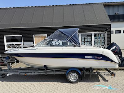 Askeladden 585 Freestyle / m Trailer Motorboat 2002, with Evinrude engine, Denmark