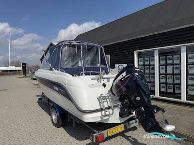 Askeladden 585 Freestyle / m Trailer Motorboat 2002, with Evinrude engine, Denmark