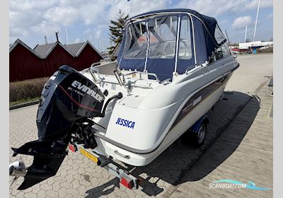Askeladden 585 Freestyle / m Trailer Motorboat 2002, with Evinrude engine, Denmark