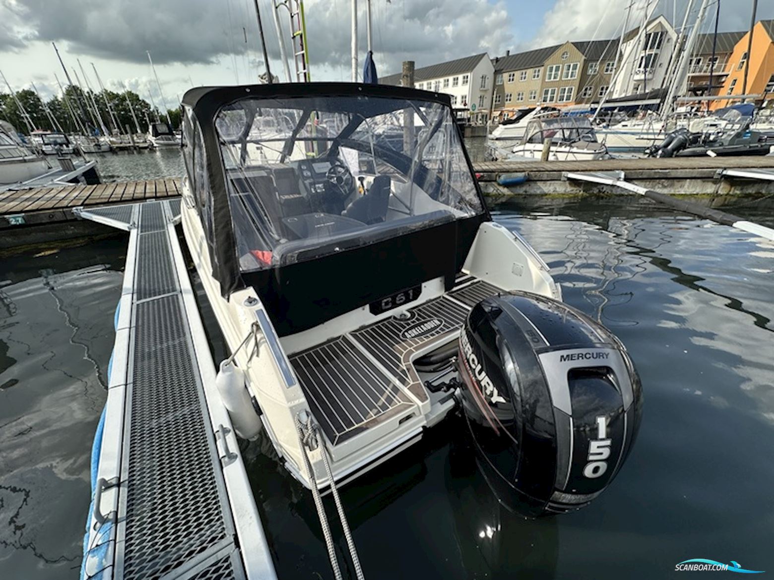 Askeladden C61 Cruiser Motorboat 2019, with Engine type Mercuri,F150,Hk 150,benzin
 engine, Denmark