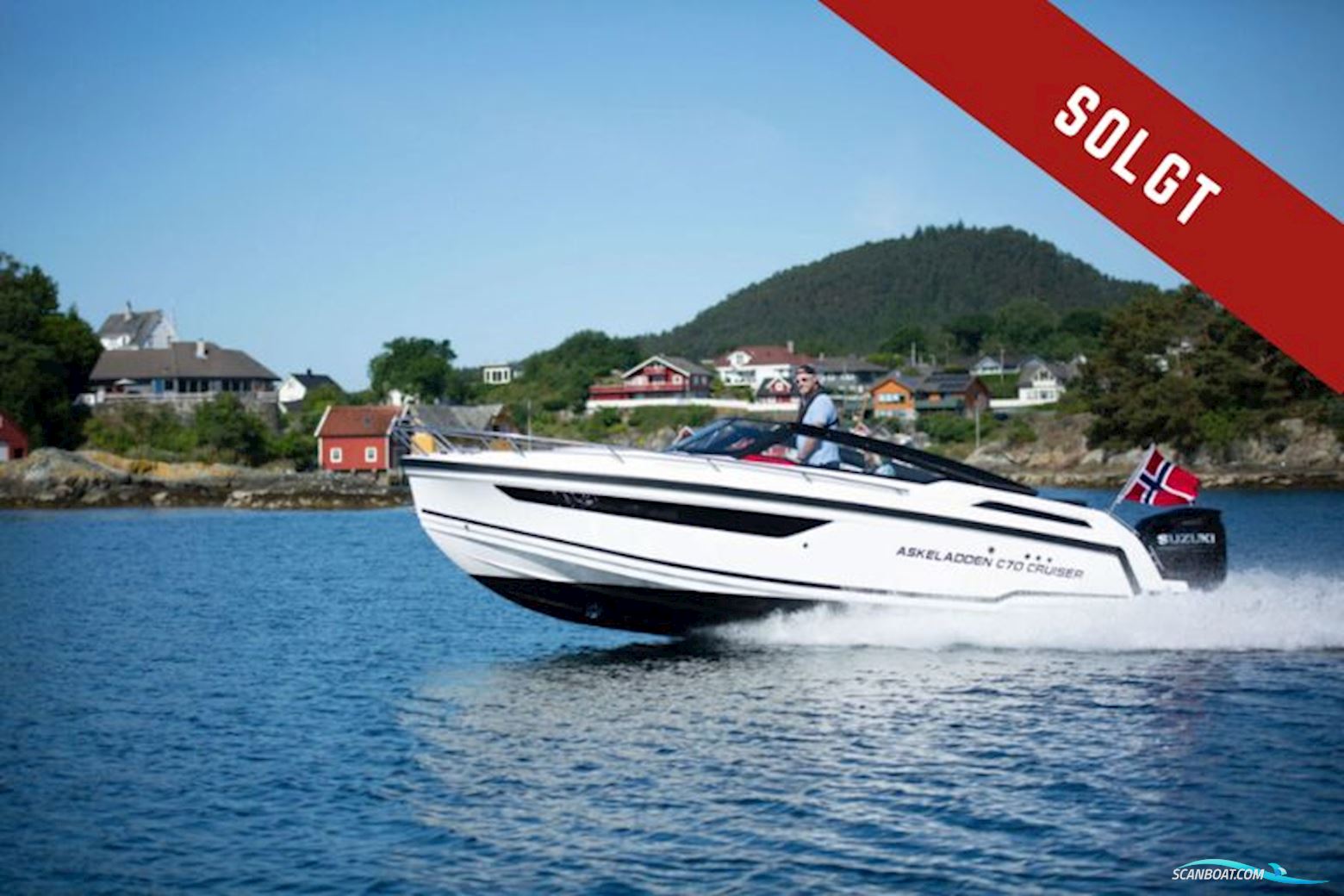 Askeladden C70 Cruiser – SOLGT Motorboat 2025, with Mercury engine, Denmark