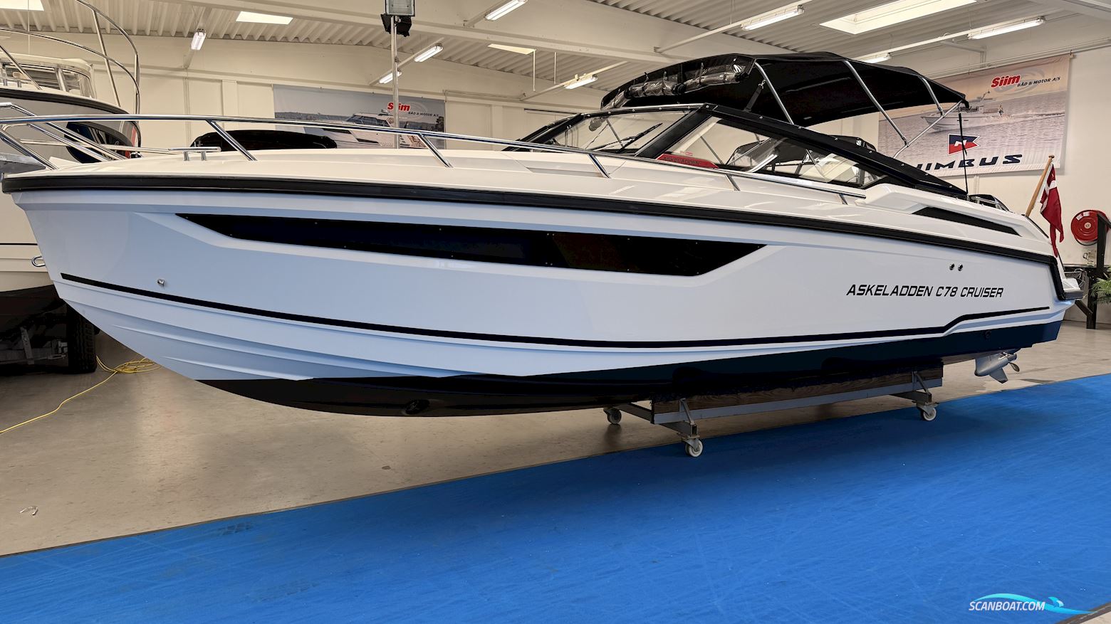 Askeladden C78 Motorboat 2022, with Mercury 300 hk Verado V8 engine, Denmark