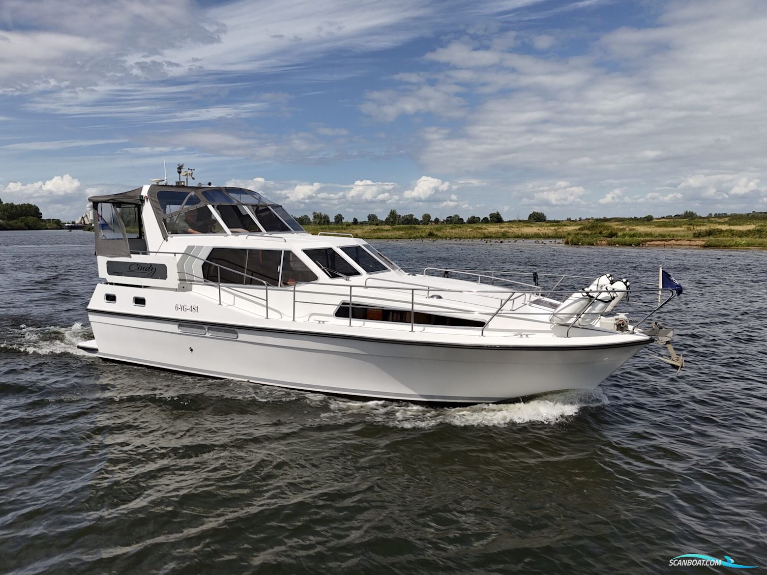 Atlantic 37 Motorboat 1989, with Vetus Cummins 6BT5.9M engine, The Netherlands