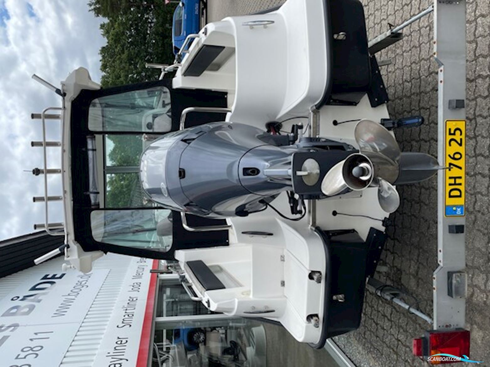 Atomix 600 HT Med Yamaha F150 og Variant 2700 kg Trailer Inkl. el Spil