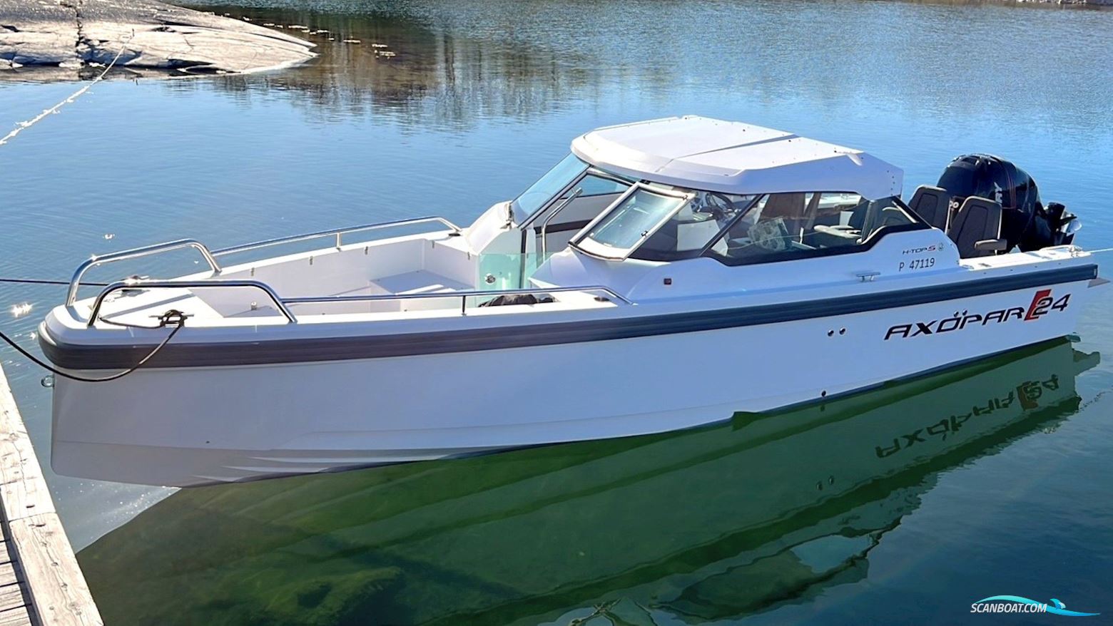 Axopar 24 HT Motorboat 2016, with Mercury Verado 200 Pro engine, Finland