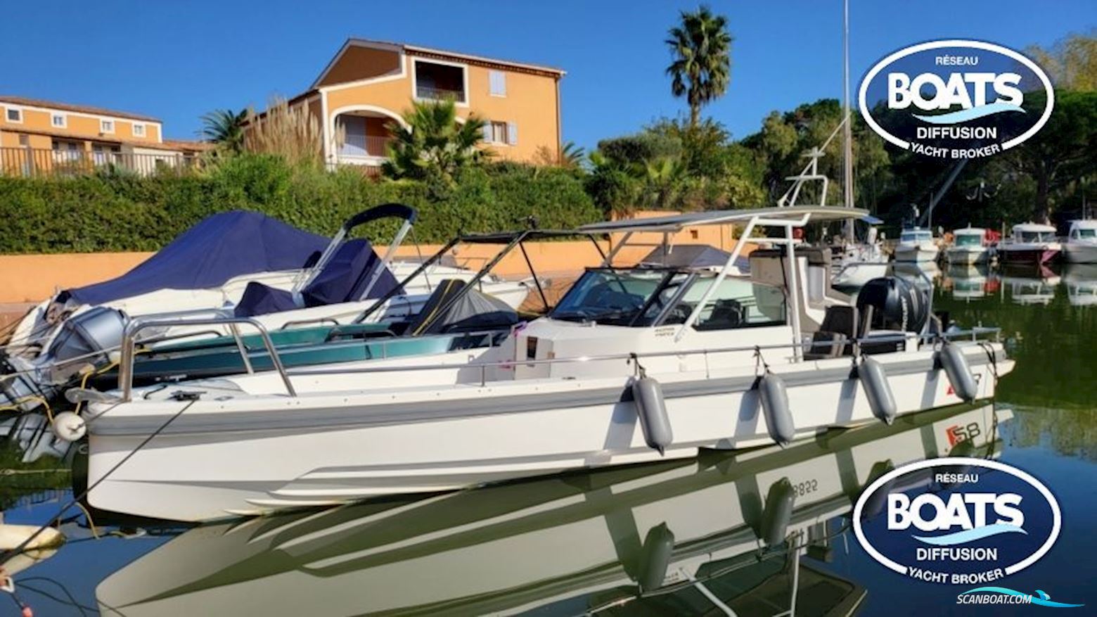 AXOPAR 28 T TOP Motorboat 2016, with MERCURY engine, France