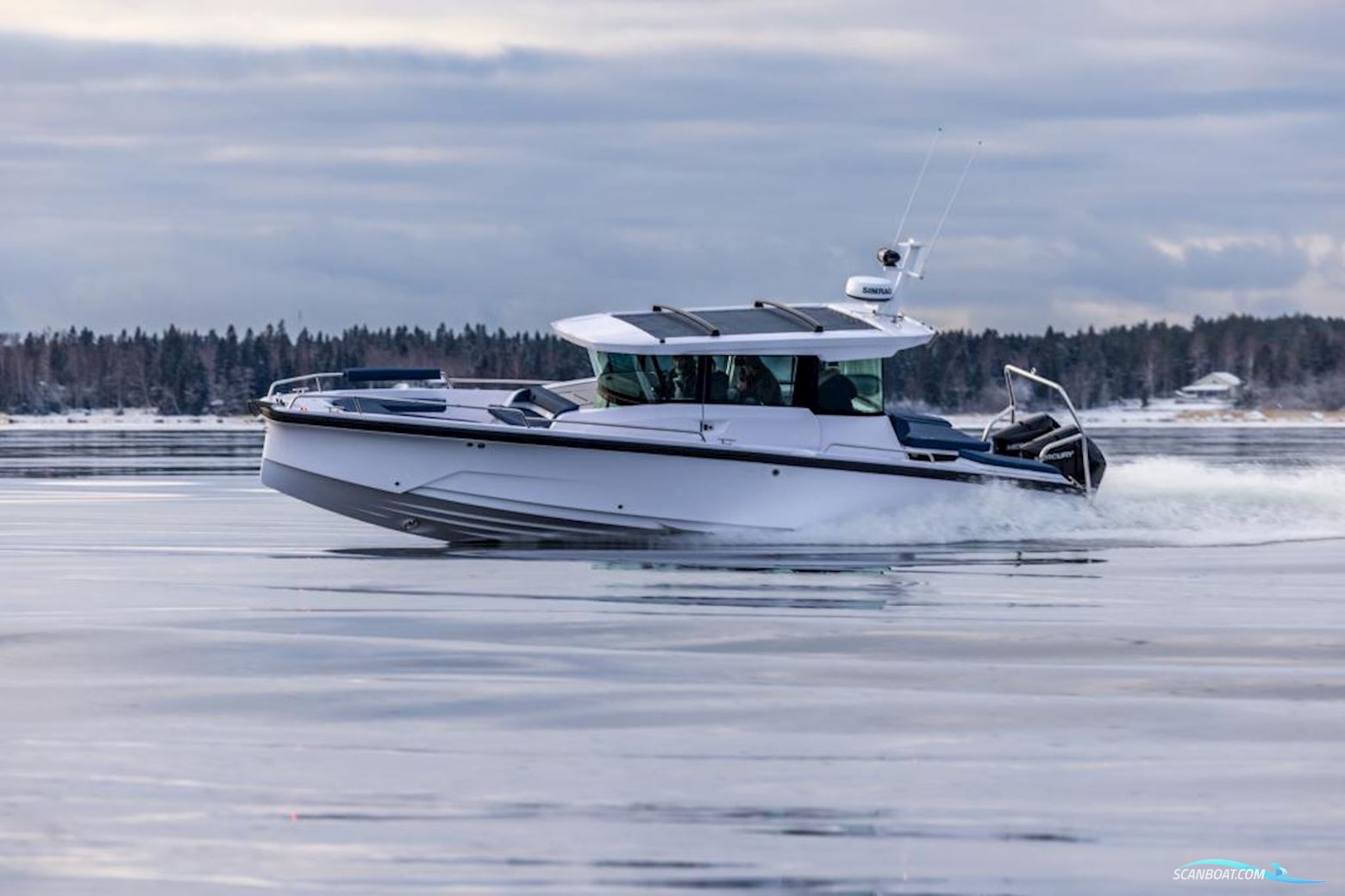 Axopar 29 XC Cross Cabin Motorboat 2024, with Mercury Verado engine, Germany