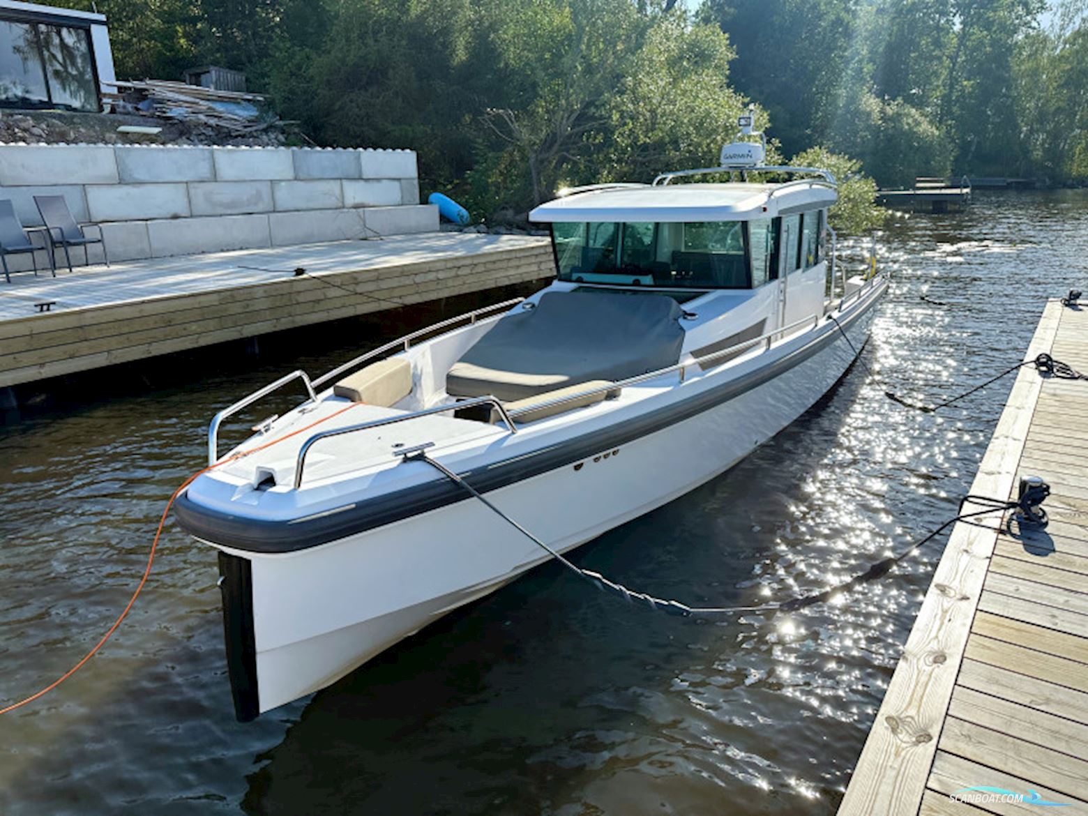 Axopar 37 AC Motorboat 2018, with Mercury V8 engine, Sweden
