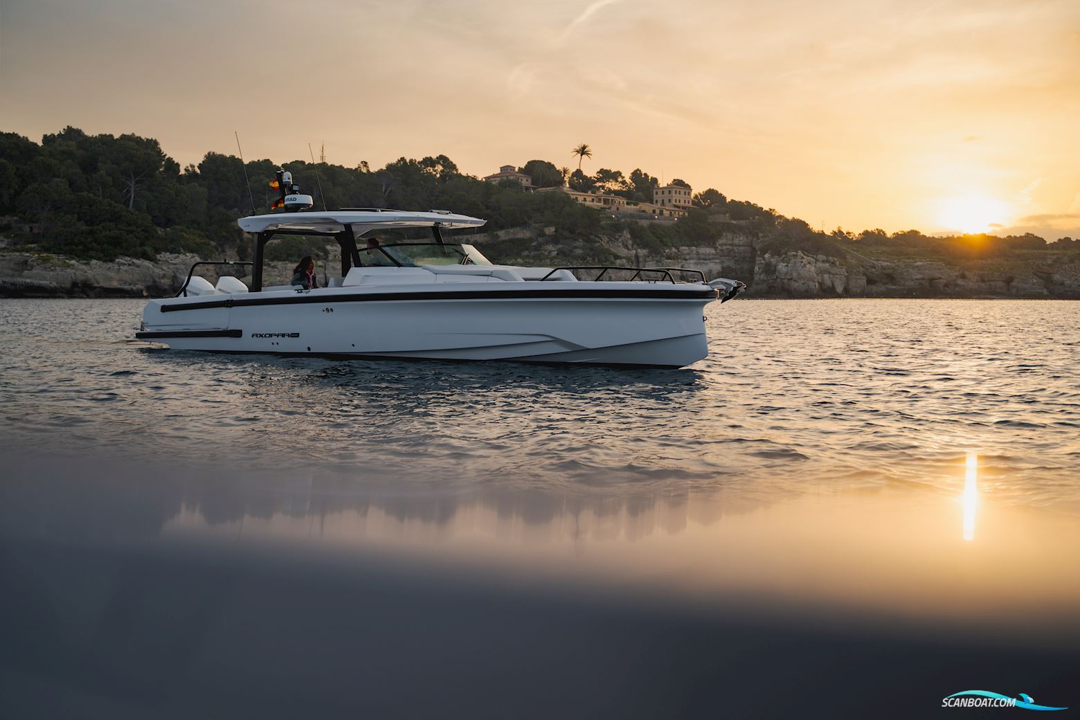 Axopar Yachts Axopar 38 Suntop Motorboat 0, with 2 x Mercury 350 V10 engine, Denmark