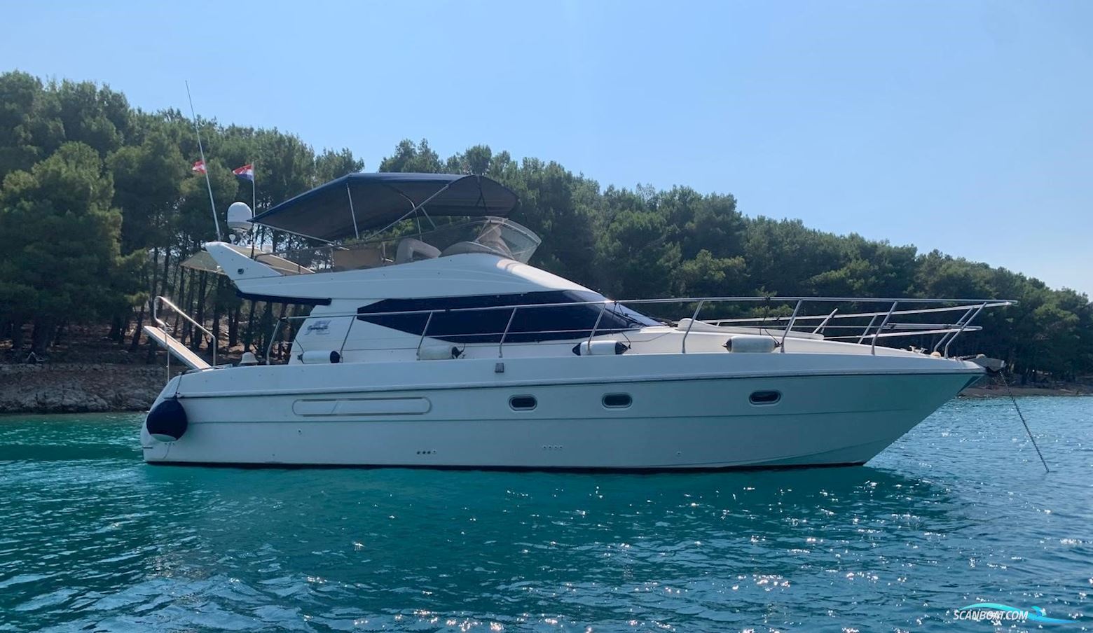 Azimut 40 Fly Motorboat 1995, with Volvo Penta Tamd63 Evc engine, Croatia