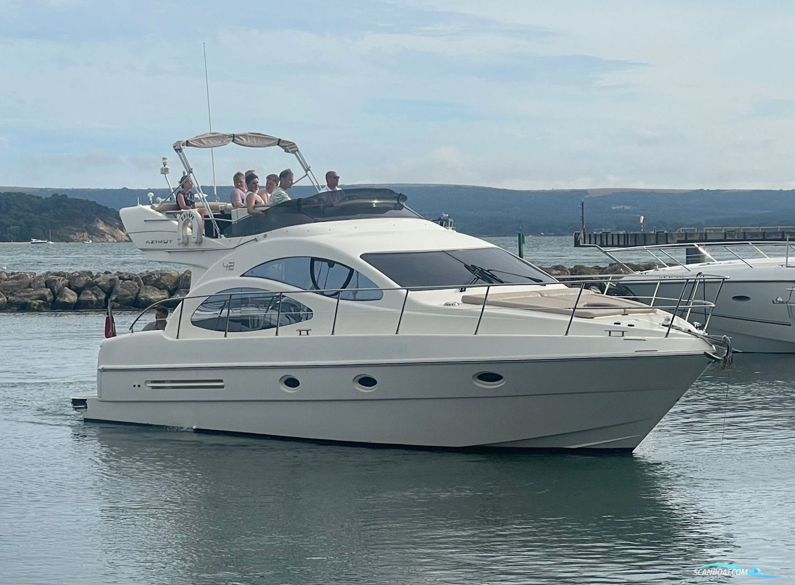 Azimut 42 Motorboat 2005, with Caterpillar engine, United Kingdom