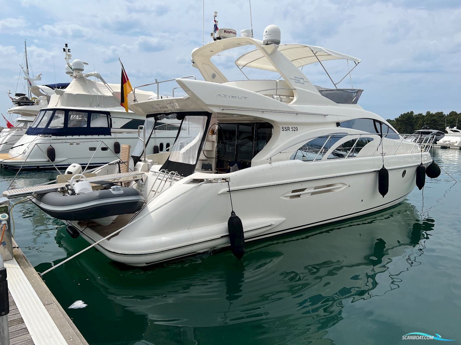 Azimut 50 Fly - 2008 Motorboat 2008, with Caterpillar C12 engine, Croatia