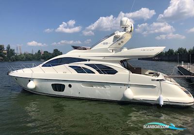 Azimut 55 Fly Motorboat 2005, with Caterpillar engine, Ukraine