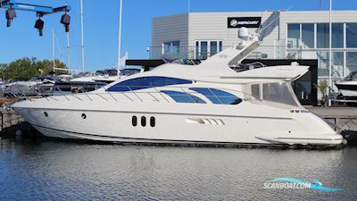 Azimut 55 Fly Motorboat 2003, with Caterpillar engine, Denmark