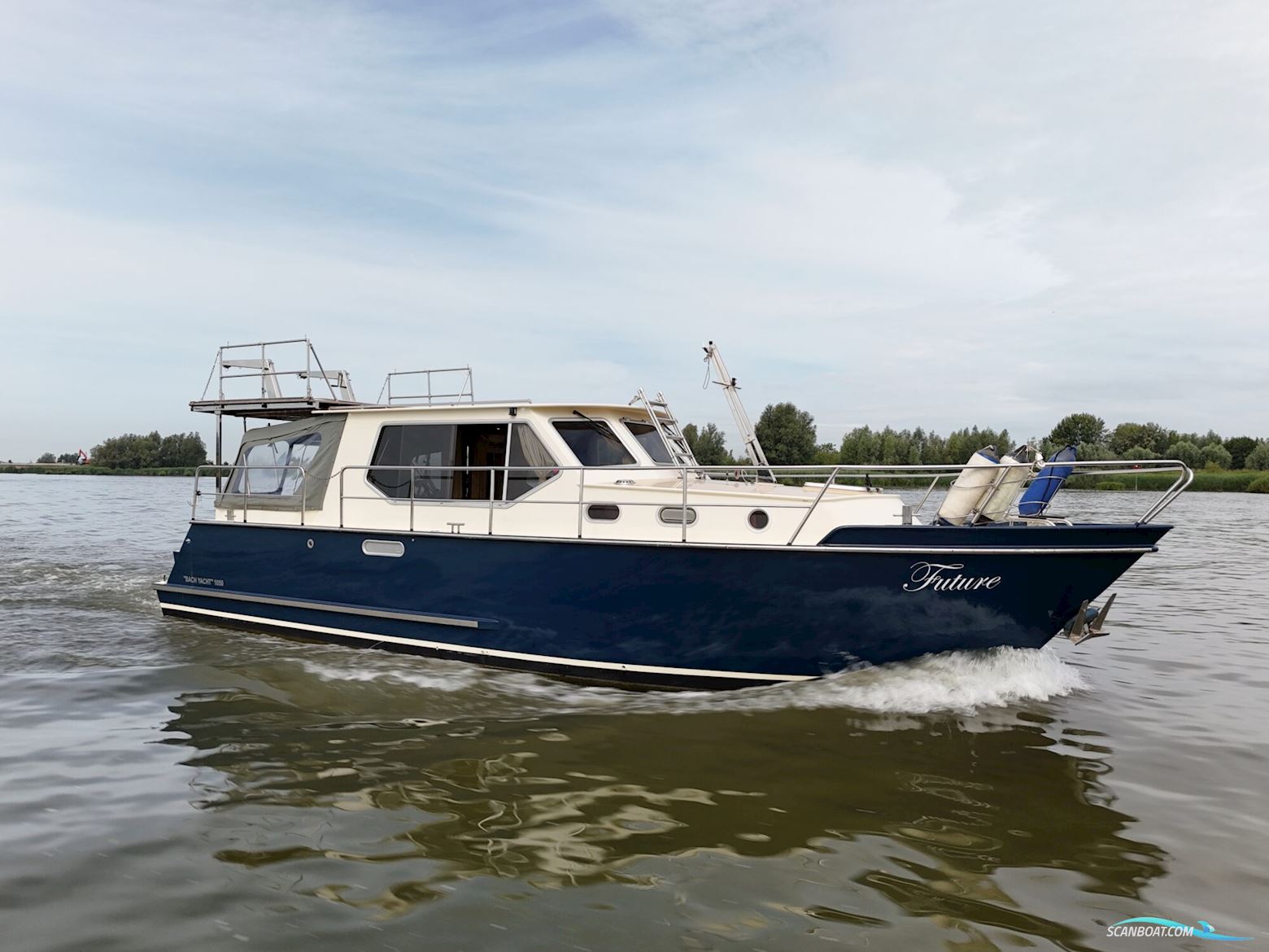 Bach Yacht 10.50 OK Motorboat 2005, with Volvo diesel D2-75, engine, The Netherlands