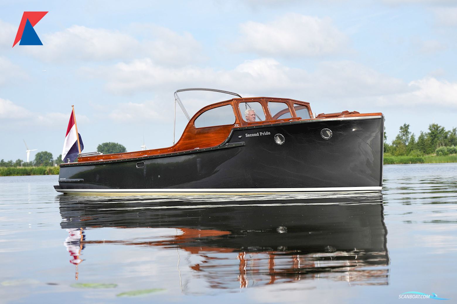 Bakdek Kruiser Motorjacht Motorboat 1930, The Netherlands