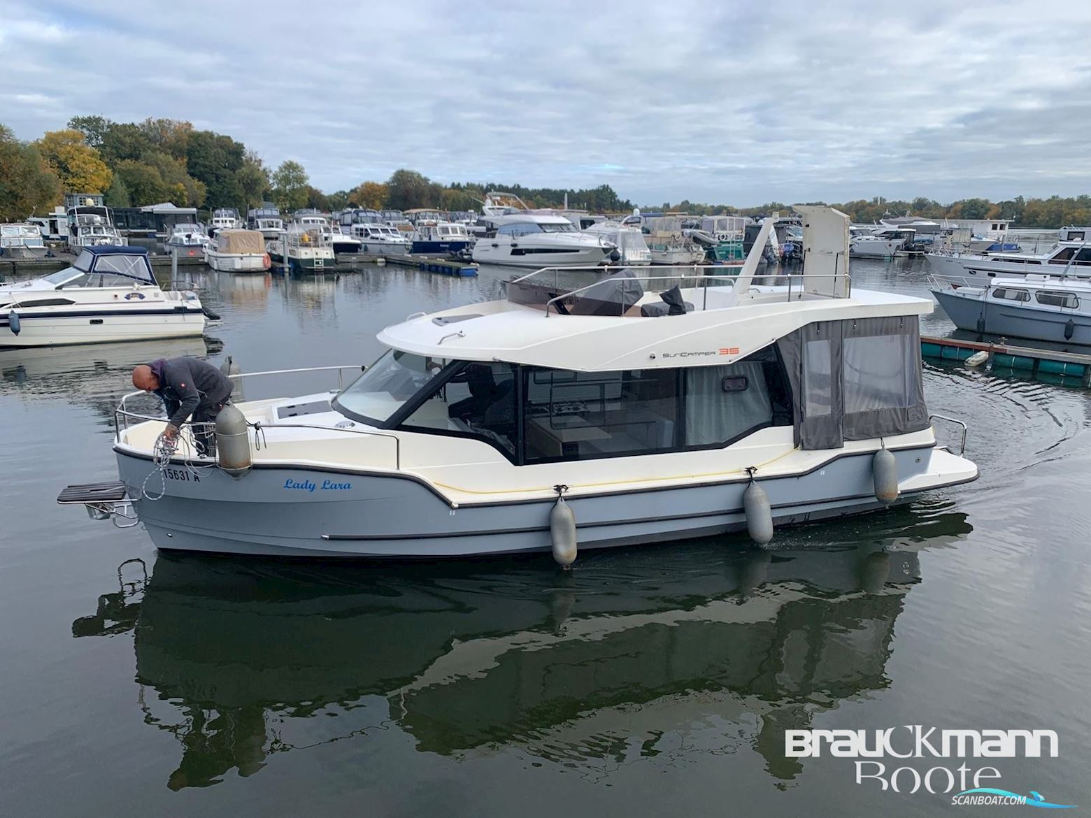 Baltic Yachts Suncamper 35 Motorboat 2021, with Mercury Marine engine, Germany