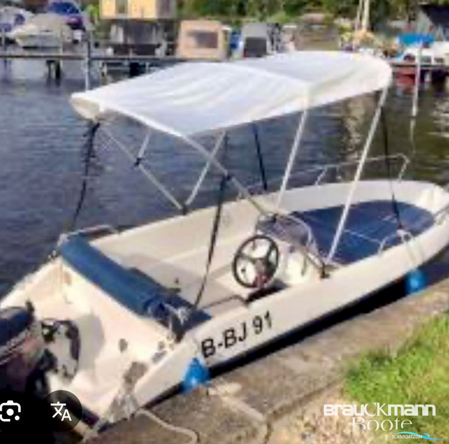 Bartex Rybi 435 Motorboat 1999, with Mercruiser engine, Germany