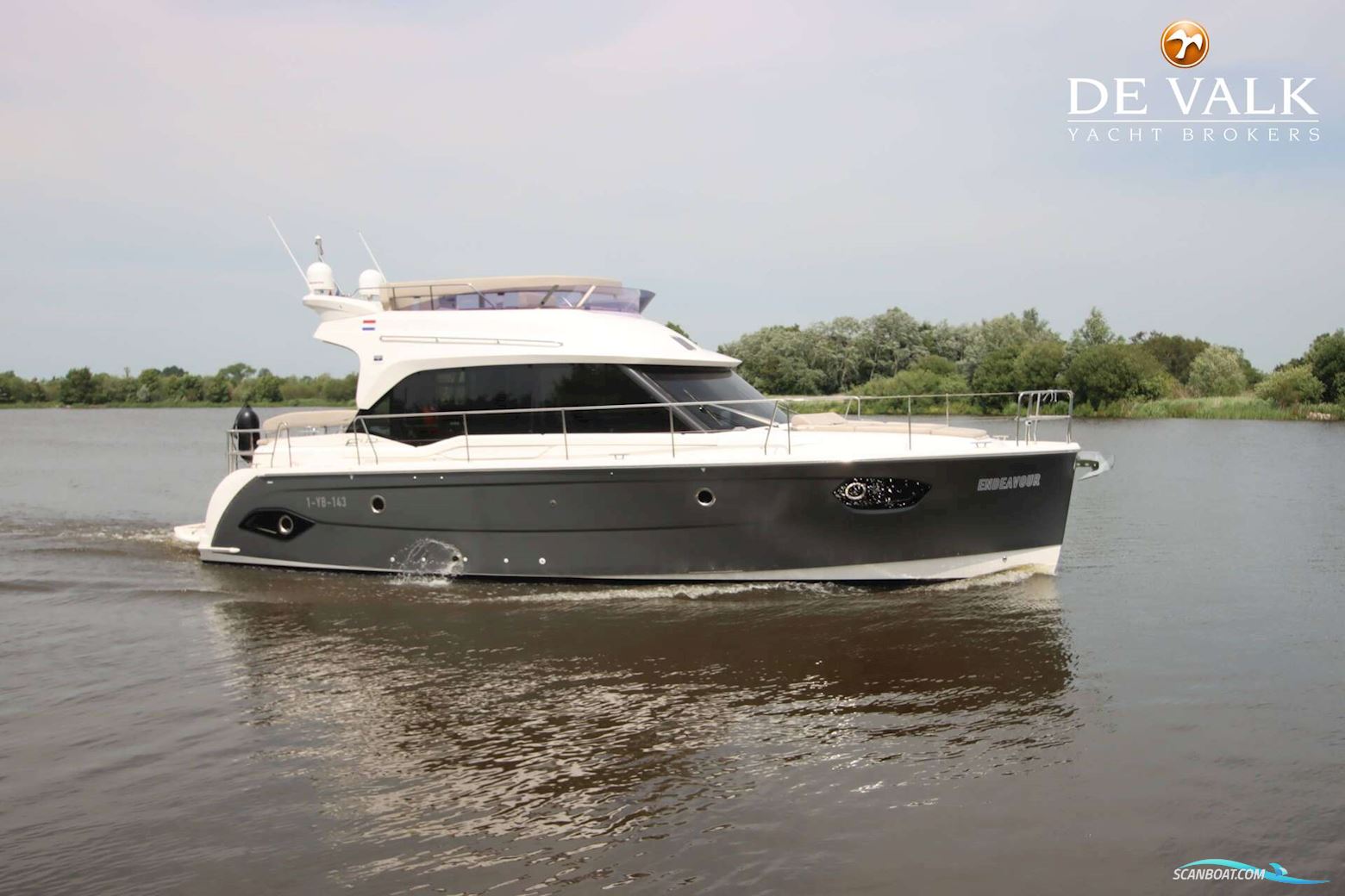 Bavaria E40 Fly Motorboat 2018, with Volvo Penta engine, The Netherlands