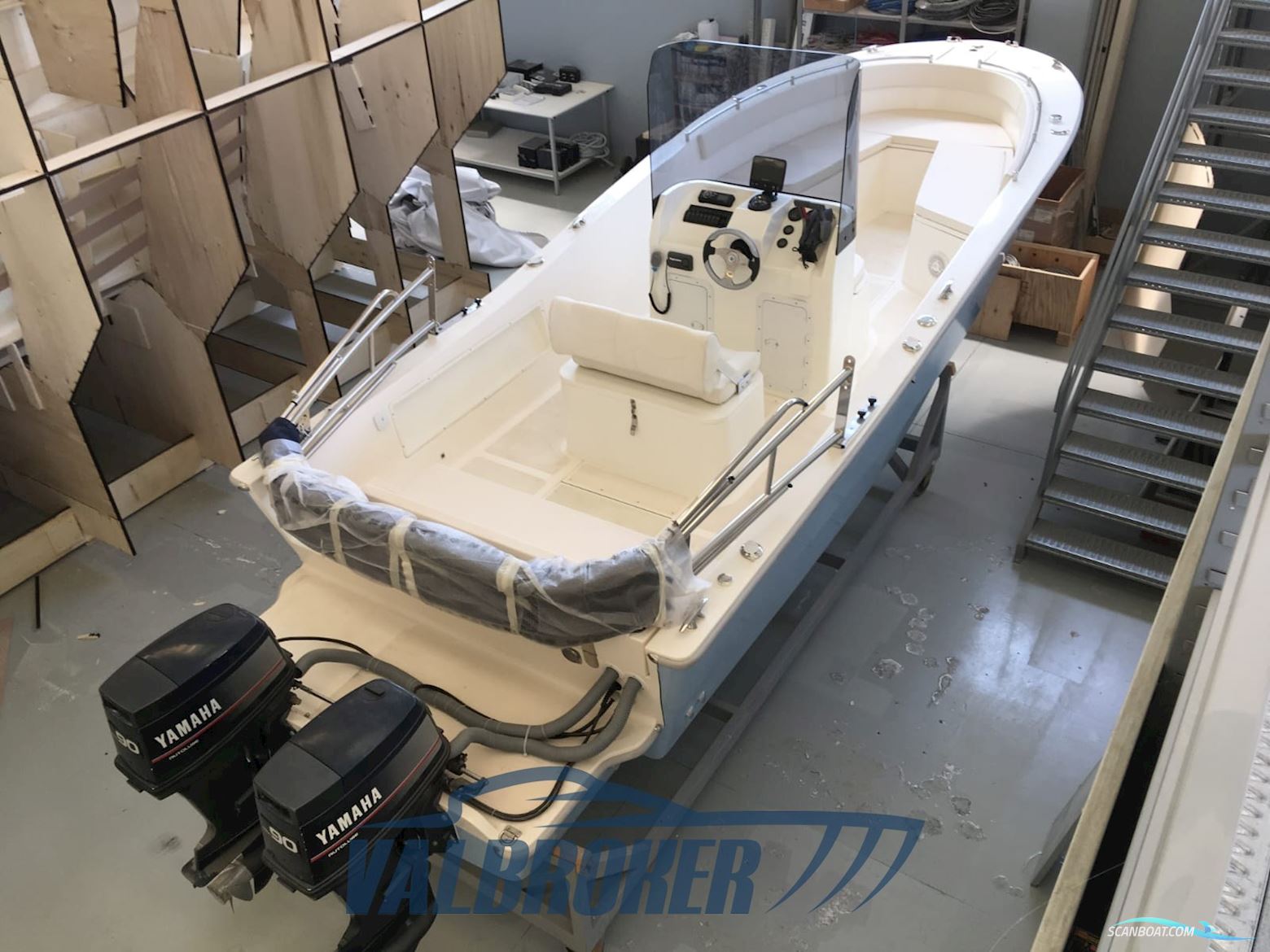 Bazzerla Fl 765 Motorboat 2019, with Yamaha 9Aetol engine, Italy