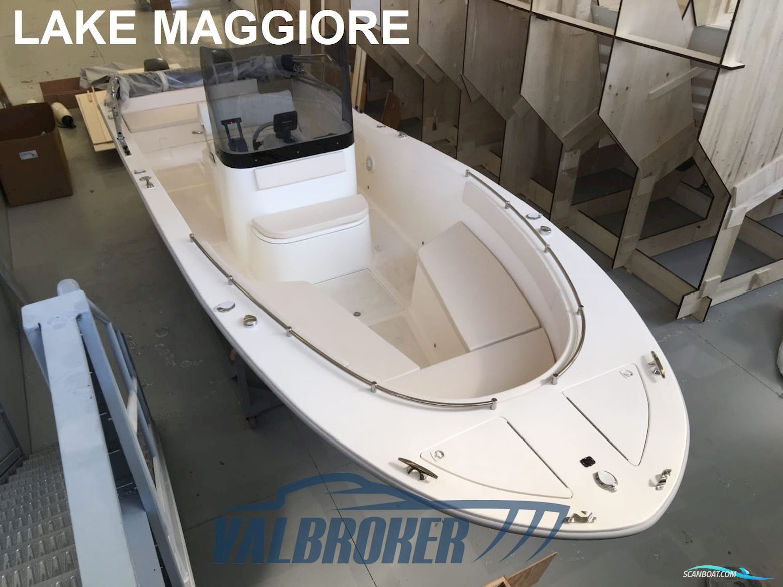 Bazzerla Fl 765 Motorboat 2019, with Yamaha 9Aetol engine, Italy