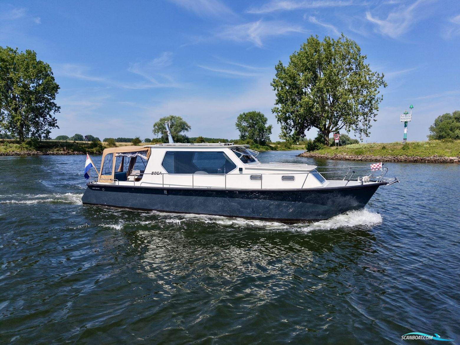 Bege 1000 OK Spiegeldeur Motorboat 2007, with Yanmar engine, The Netherlands