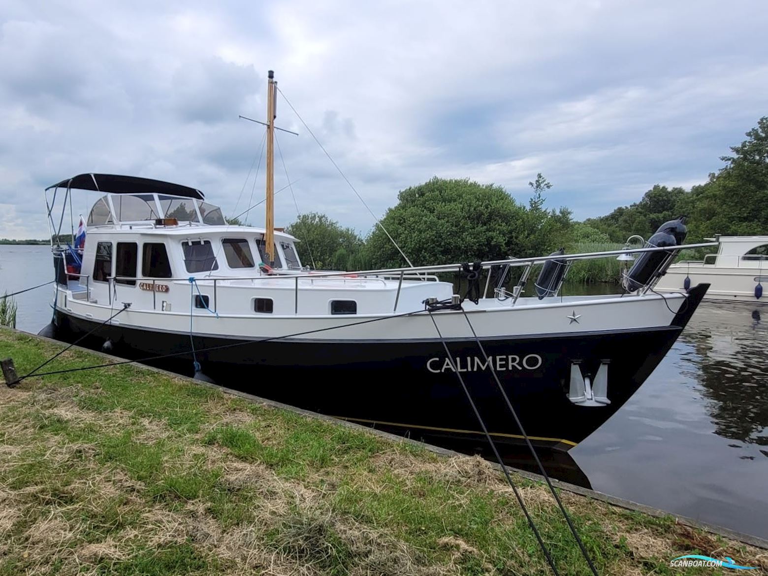 Bekebrede Danish Rose 11.20 AK Cabrio Motorboat 1998, with Lister Petter engine, The Netherlands