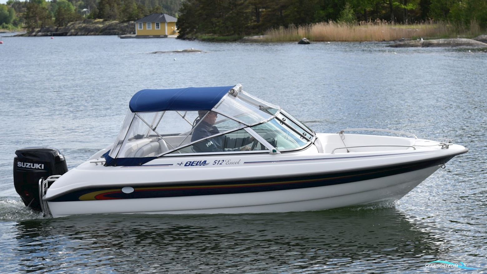 Bella 512 Excel Motorboat 2003, with Suzuki engine, Sweden