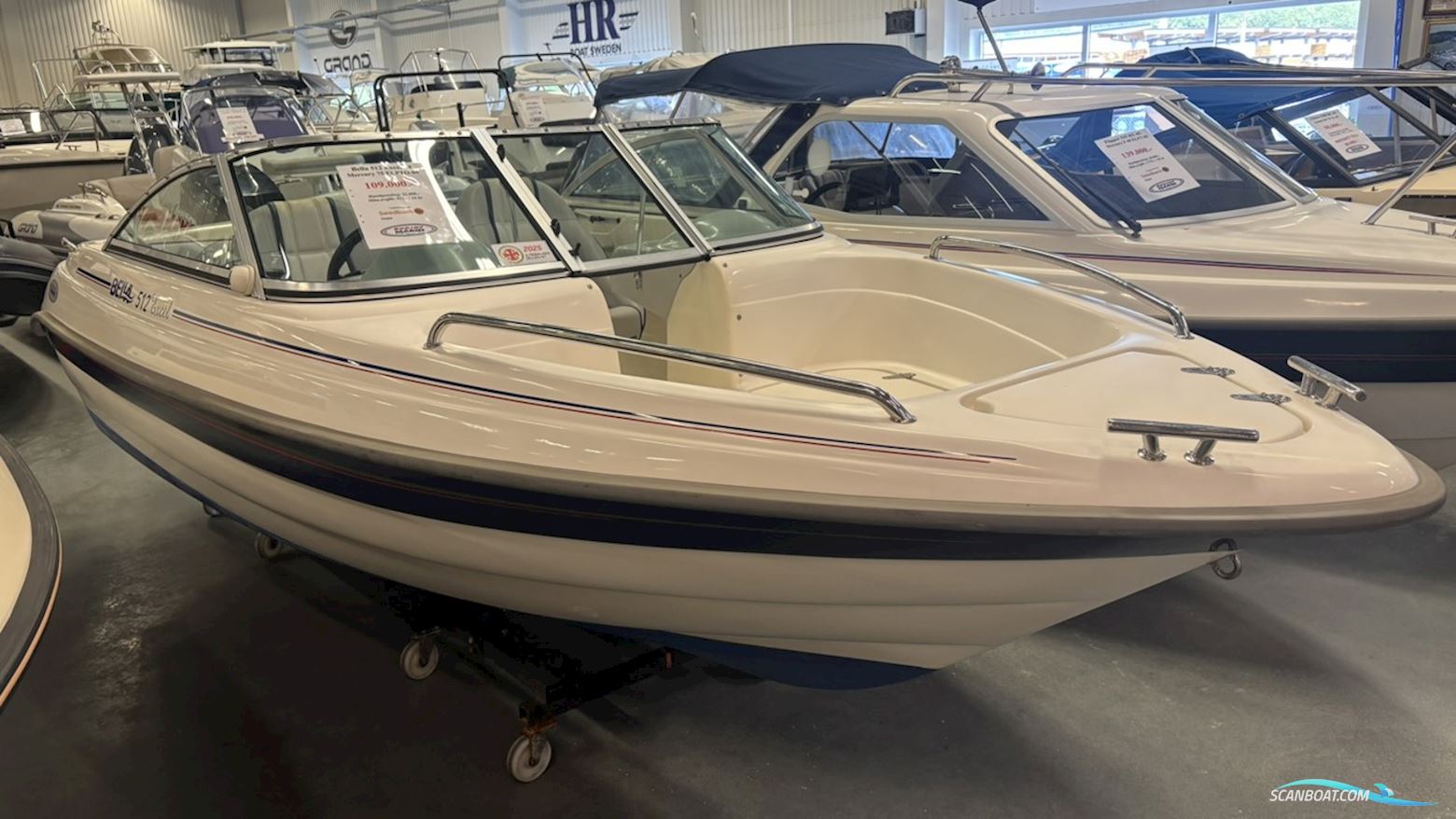 Bella 512 Excel Motorboat 2008, with Mercury engine, Sweden