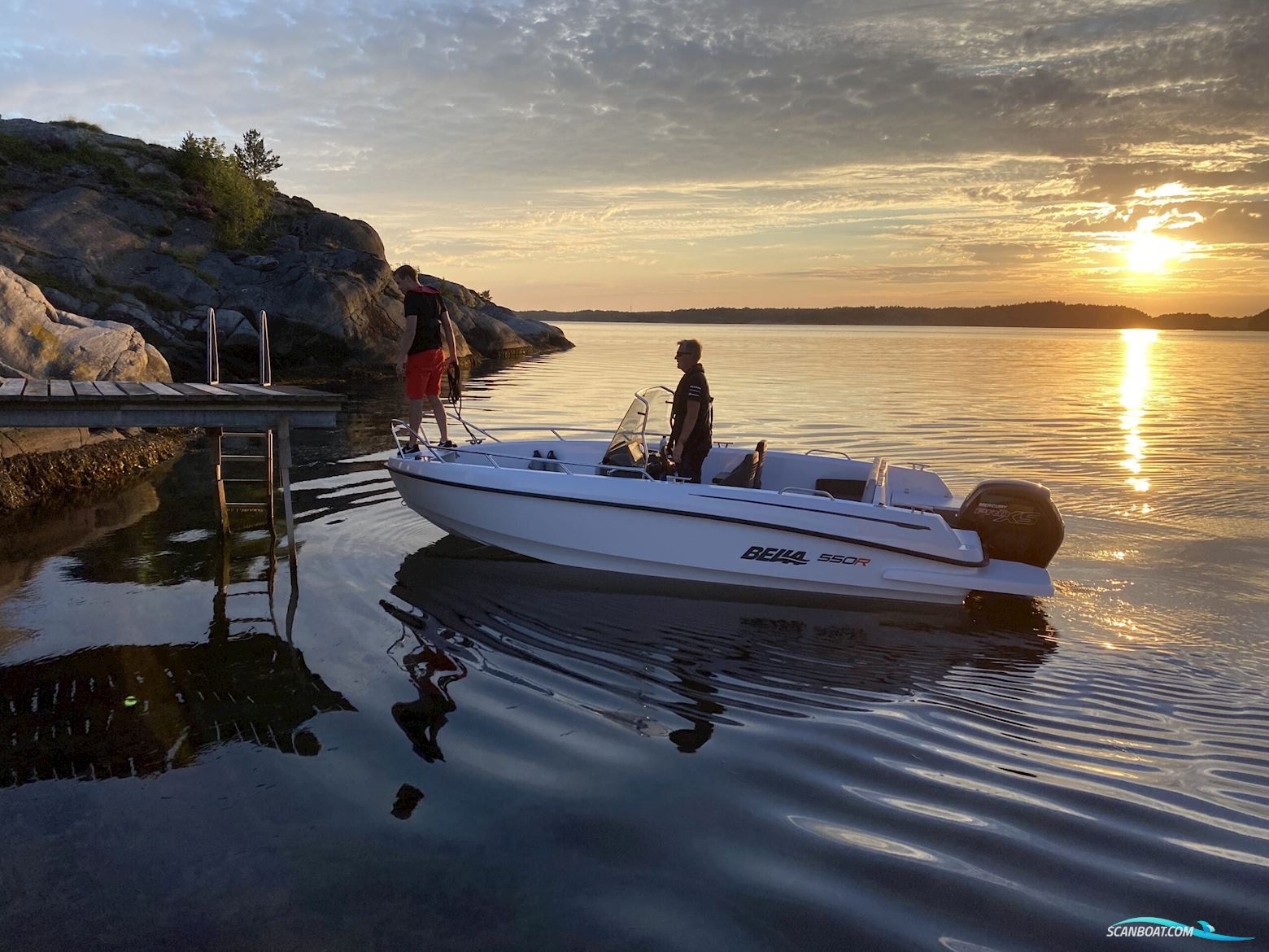Bella 550 R Motorboat 2021, with Mercury F100 hk (-24) engine, Sweden