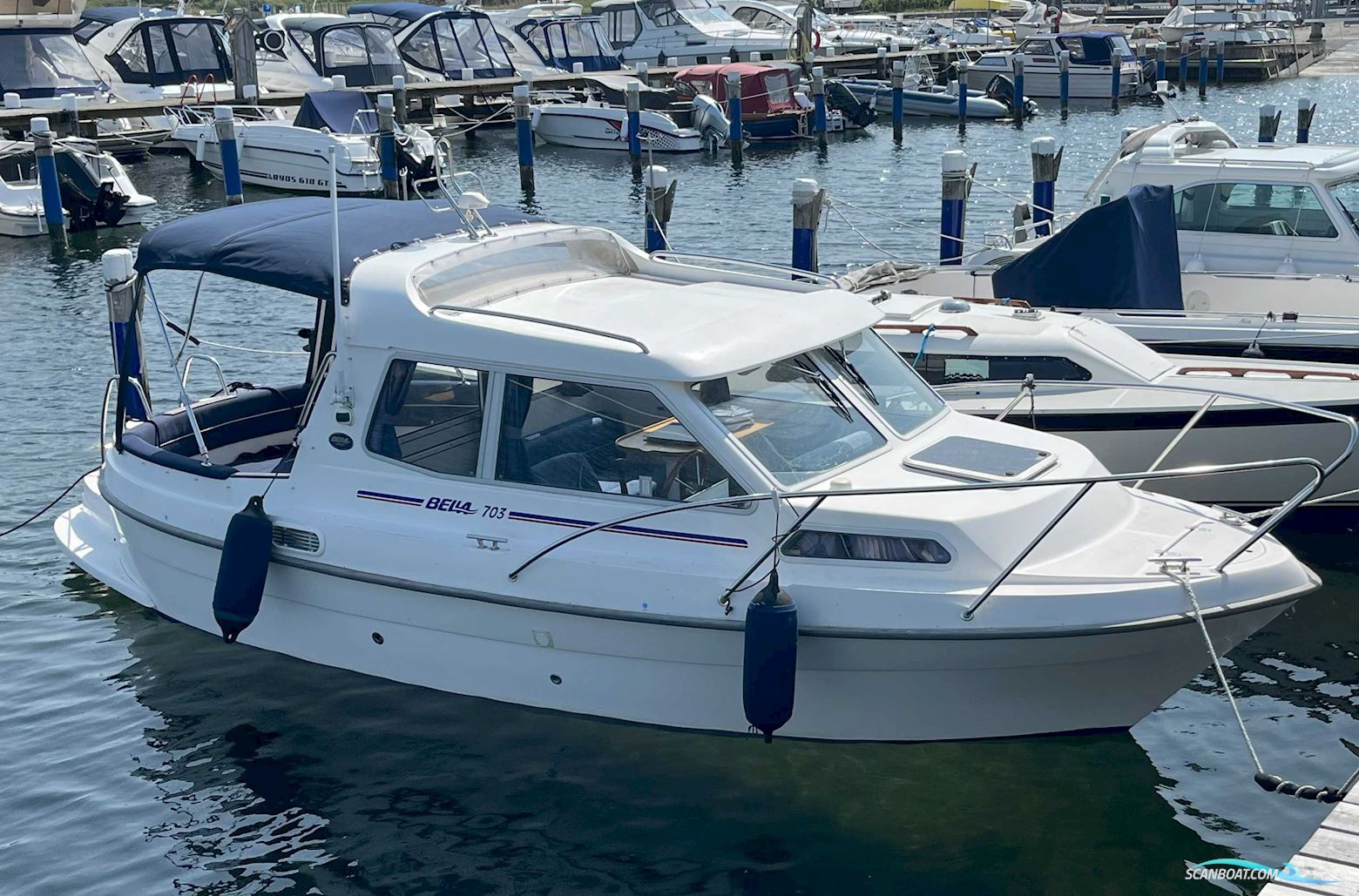 Bella 703 Med Bovpropel Motorboat 2007, with Yanmar engine, Denmark