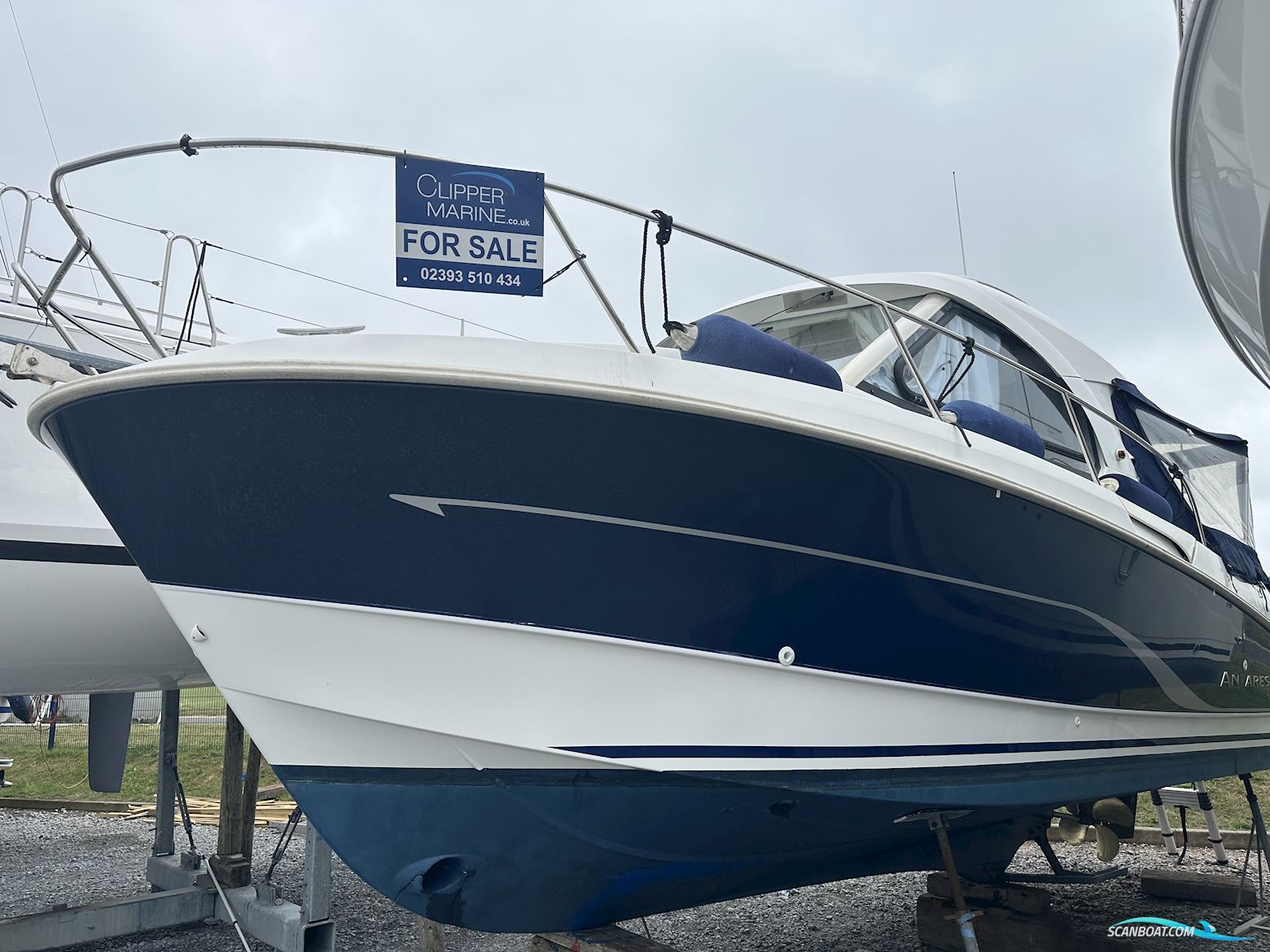 Beneteau Antares 8 Motorboat 2009, with Nanni engine, United Kingdom