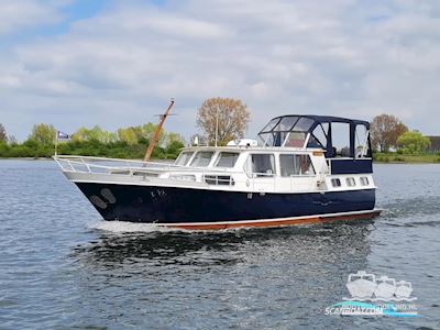 Blauwe Hand Kruiser 14.00 AK Motorboat 1978, with ford lehman engine, The Netherlands