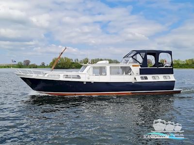 Blauwe Hand Kruiser 14.00 AK Motorboat 1978, with ford lehman engine, The Netherlands