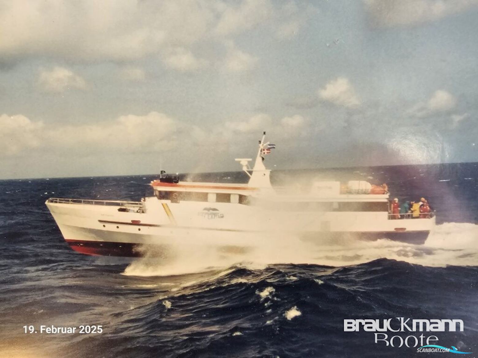 Blohm & Voss Riff Express Motorboat 1954, with Man Diesel engine, Germany