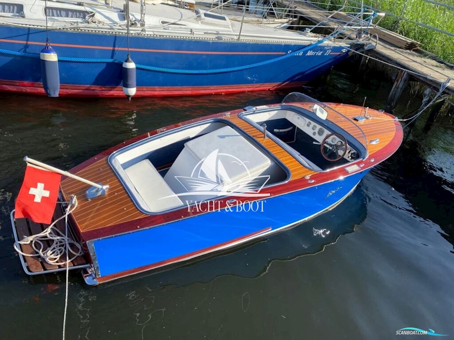 Boesch Sport de Luxe 500 Motorboat 1961, with Crusader engine, Germany