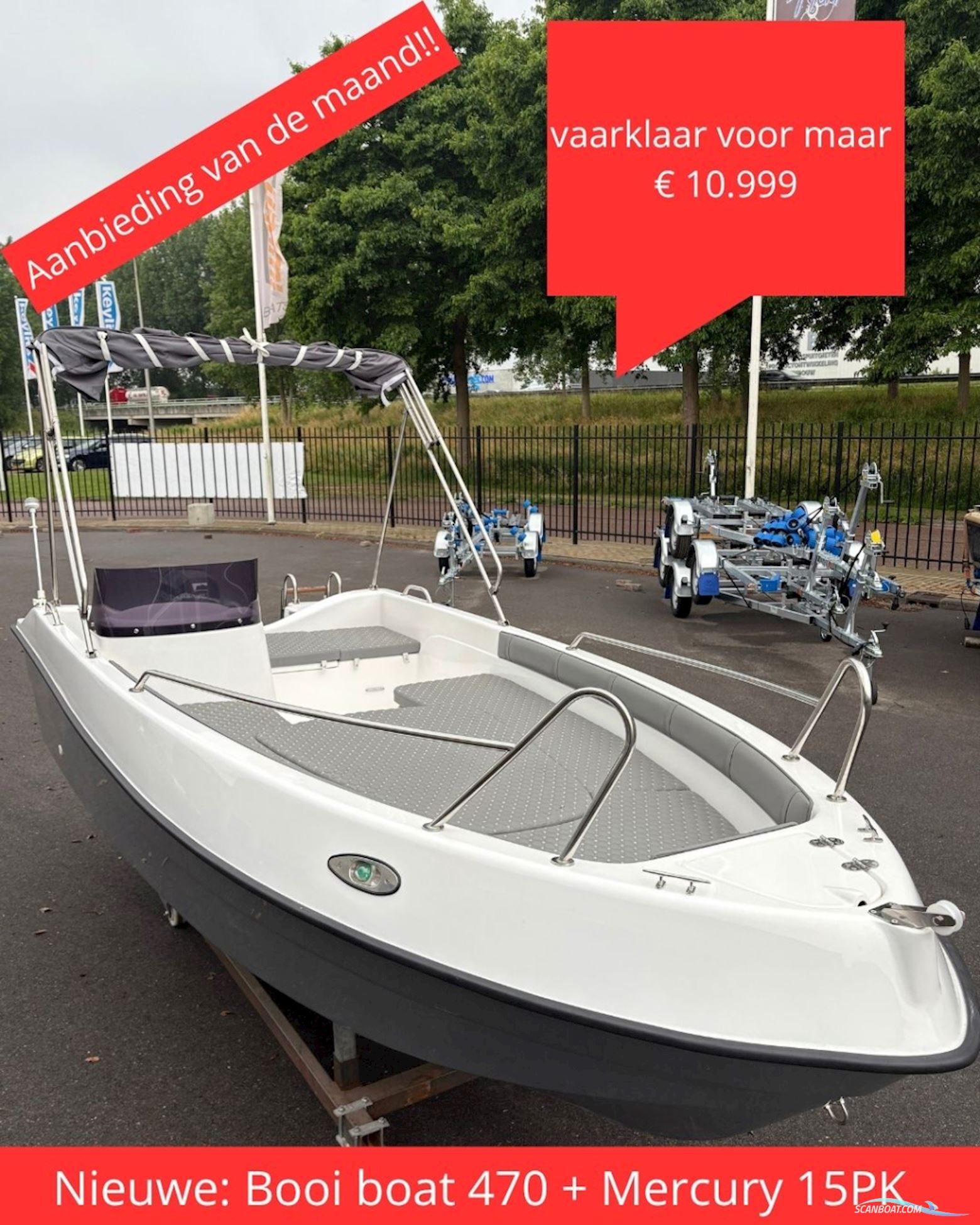 Booi boat  470 Motorboat 2025, The Netherlands