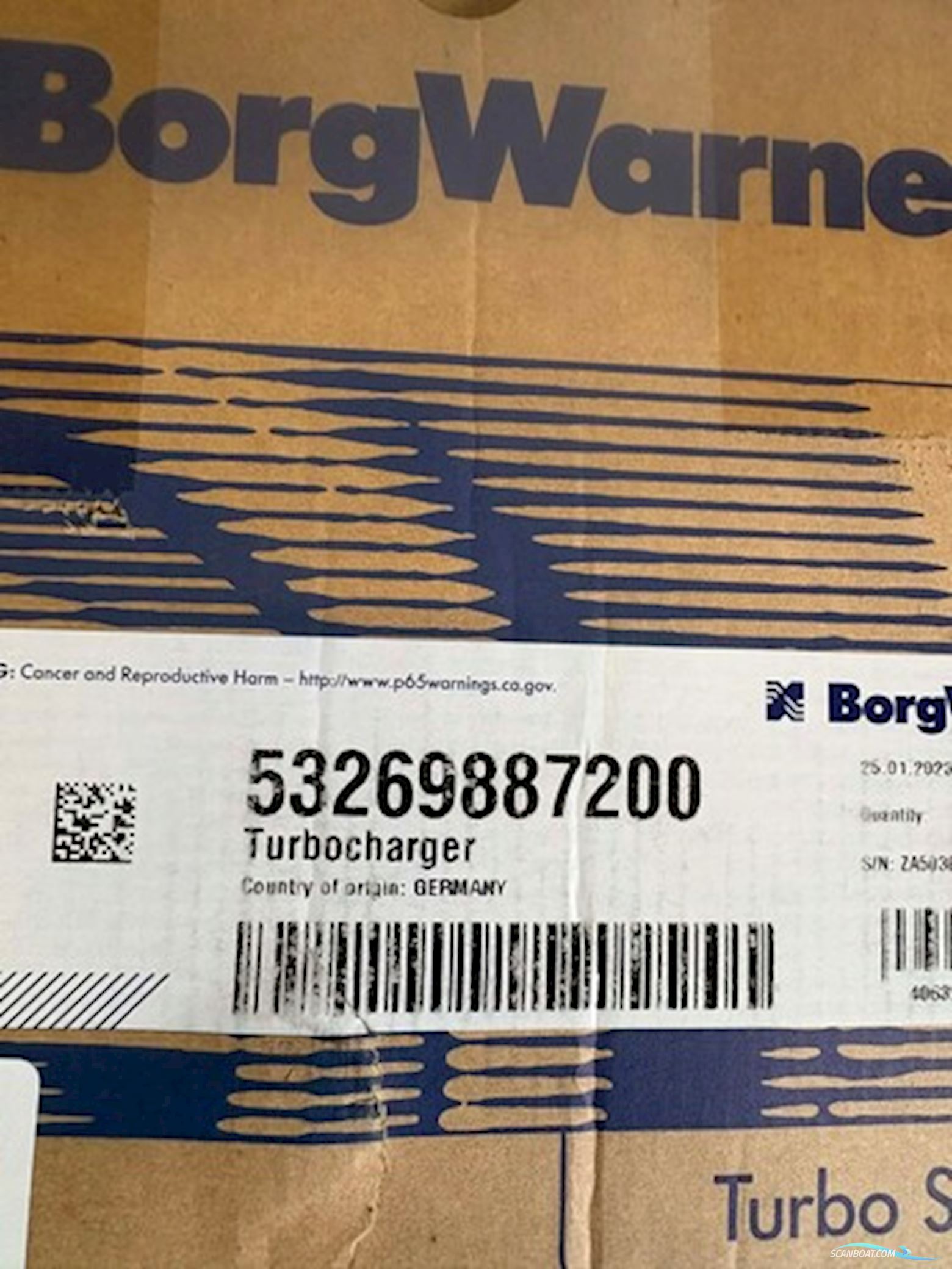 Borgwarner turbo Volvo Penta