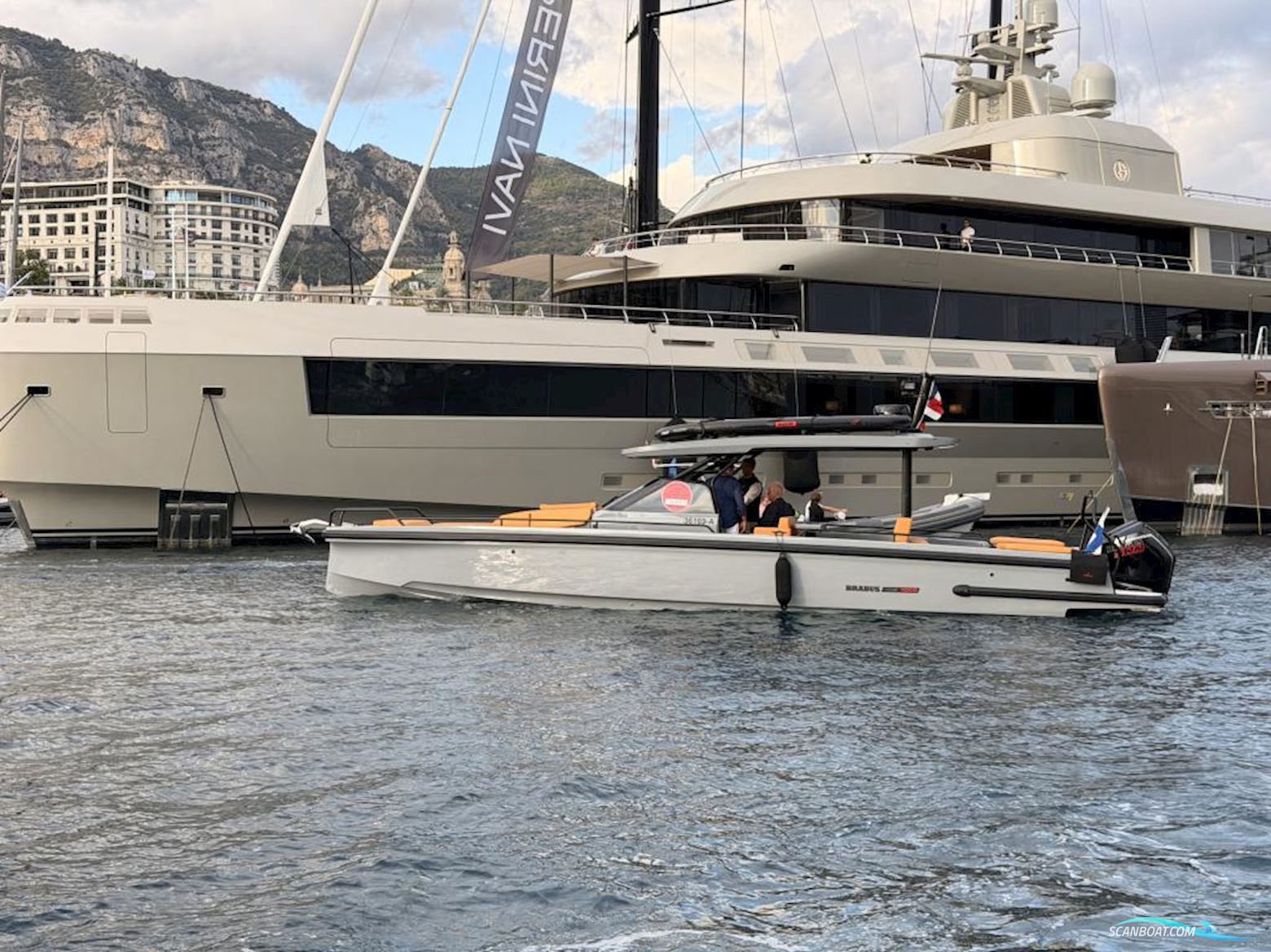 Brabus Shadow 1000 Sun-Top Motorboat 2024, with Mercury engine, France