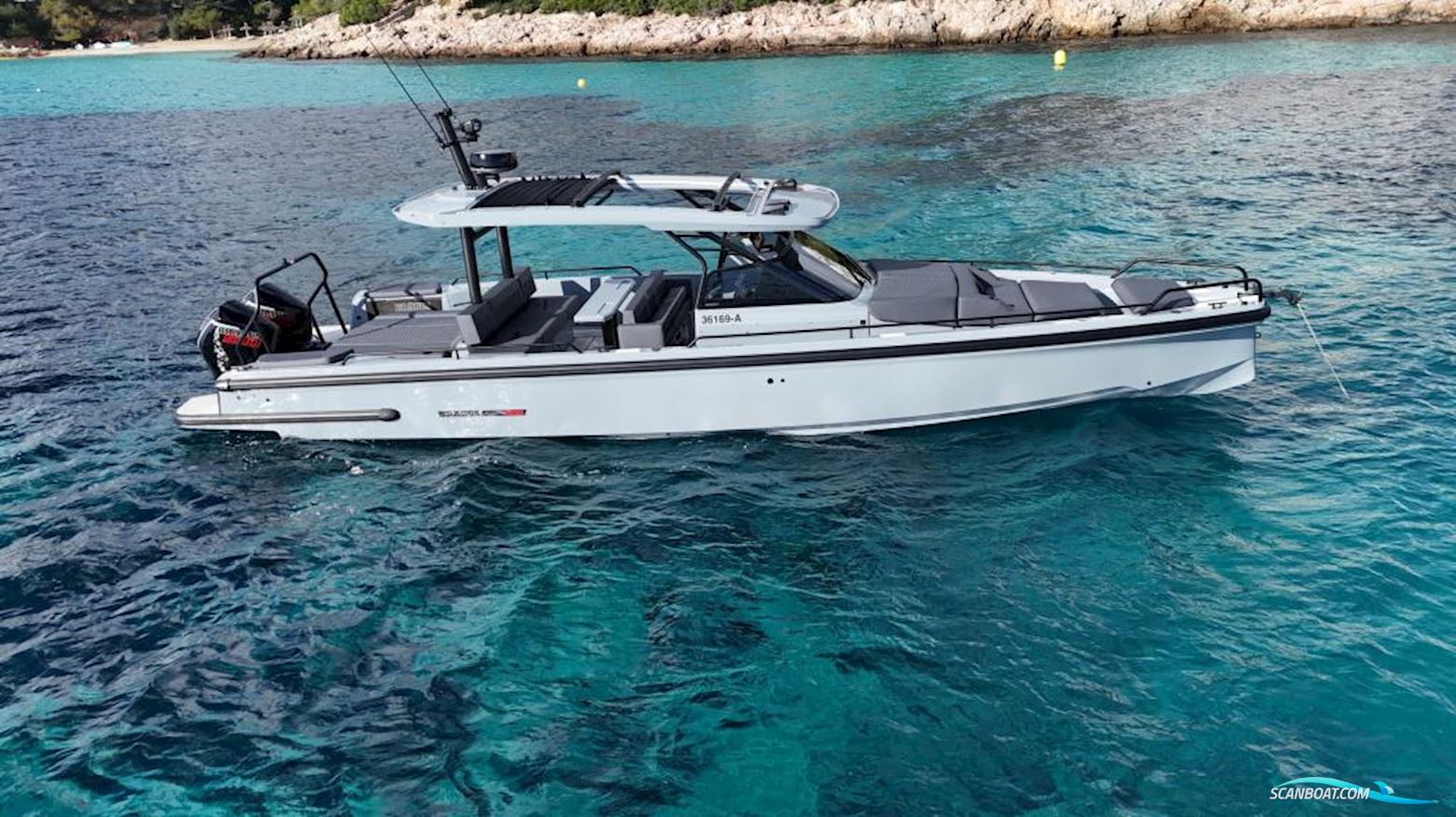 Brabus Shadow 1000 Sun-Top Motorboat 2024, with Mercury engine, Spain