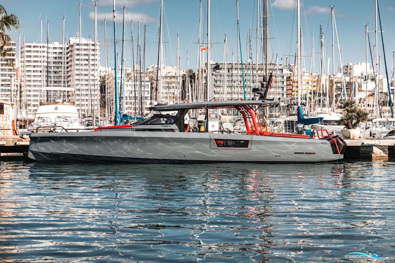 Brabus Shadow 1500 Sun-Top Motorboat 2024, with Mercury engine, Germany