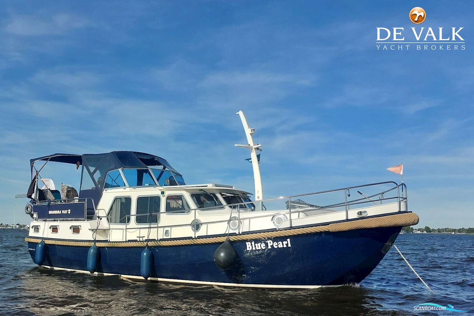 Brandsma Vlet 1100 AK Motorboat 2000, with Yanmar engine, The Netherlands