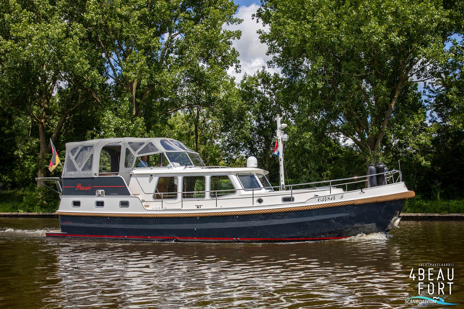 Brandsma Vlet 1200 AK SP Motorboat 2011, with Steyr MO166K28 (6 Cilinder) engine, The Netherlands