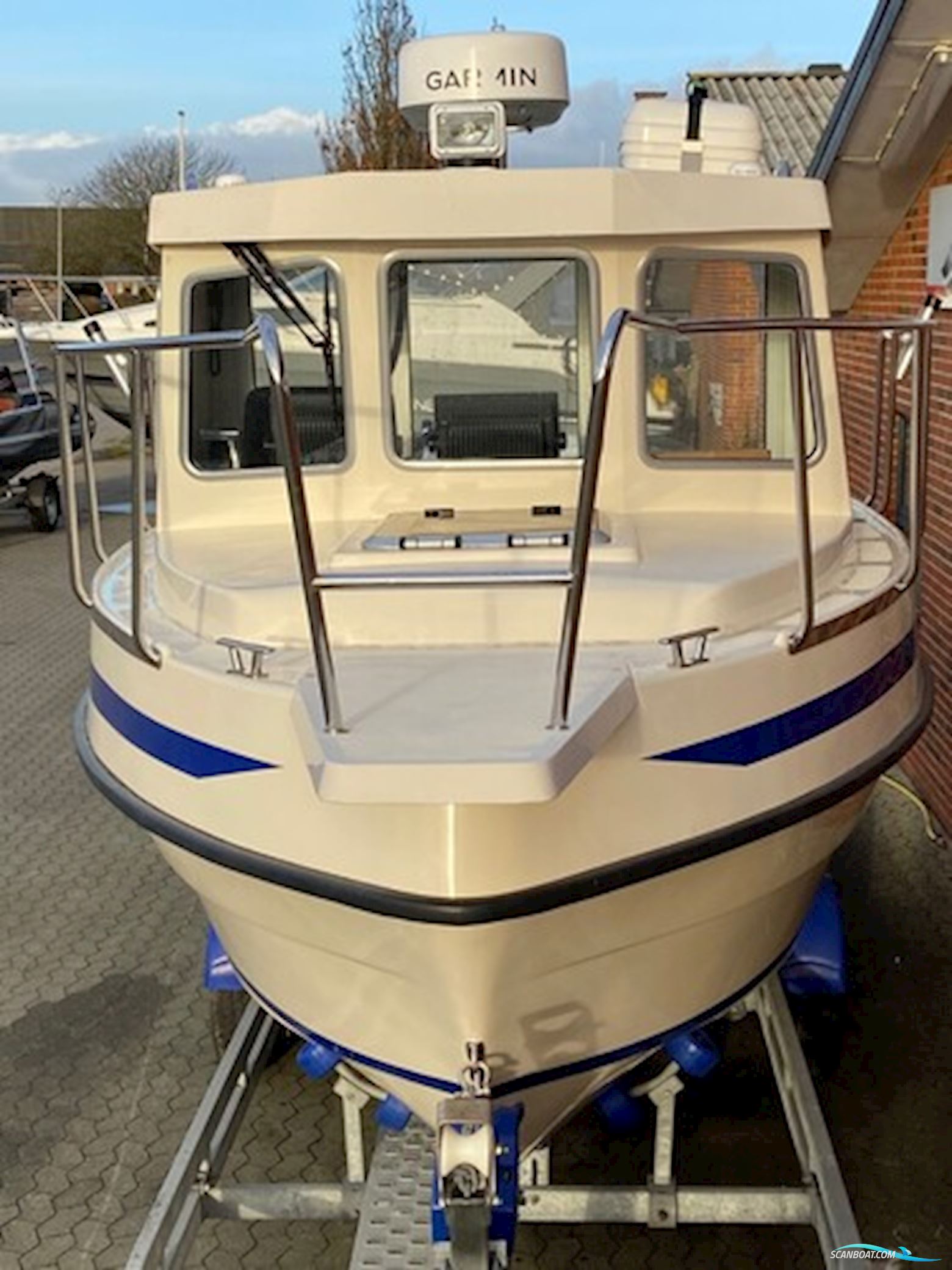 Bredgaard trolling pilotbåd m/Mercury F200 hk Verado og Brenderup trailer