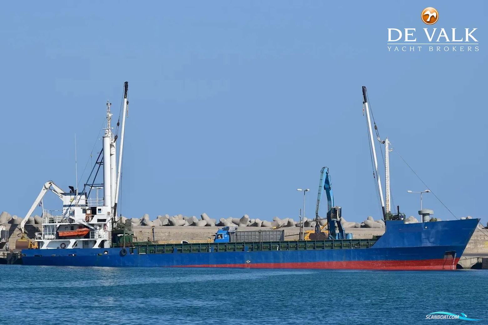 Bulk Cargo Ship 63 m Motorboat 1977, with Deutch engine, Greece