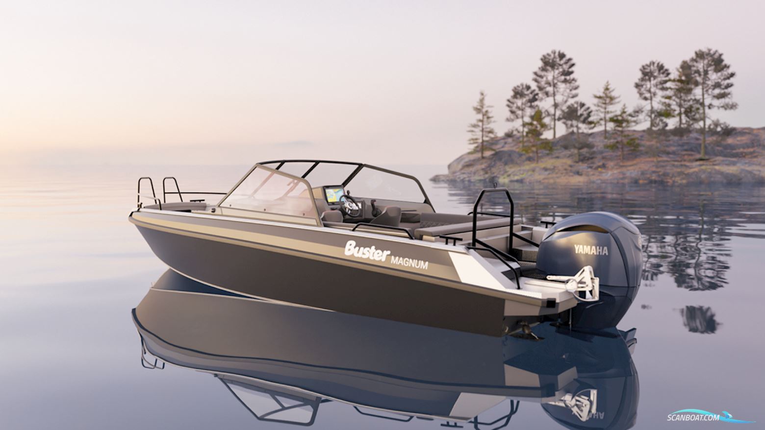 BUSTER MAGNUM Motorboat 2025, with Yamaha engine, Sweden