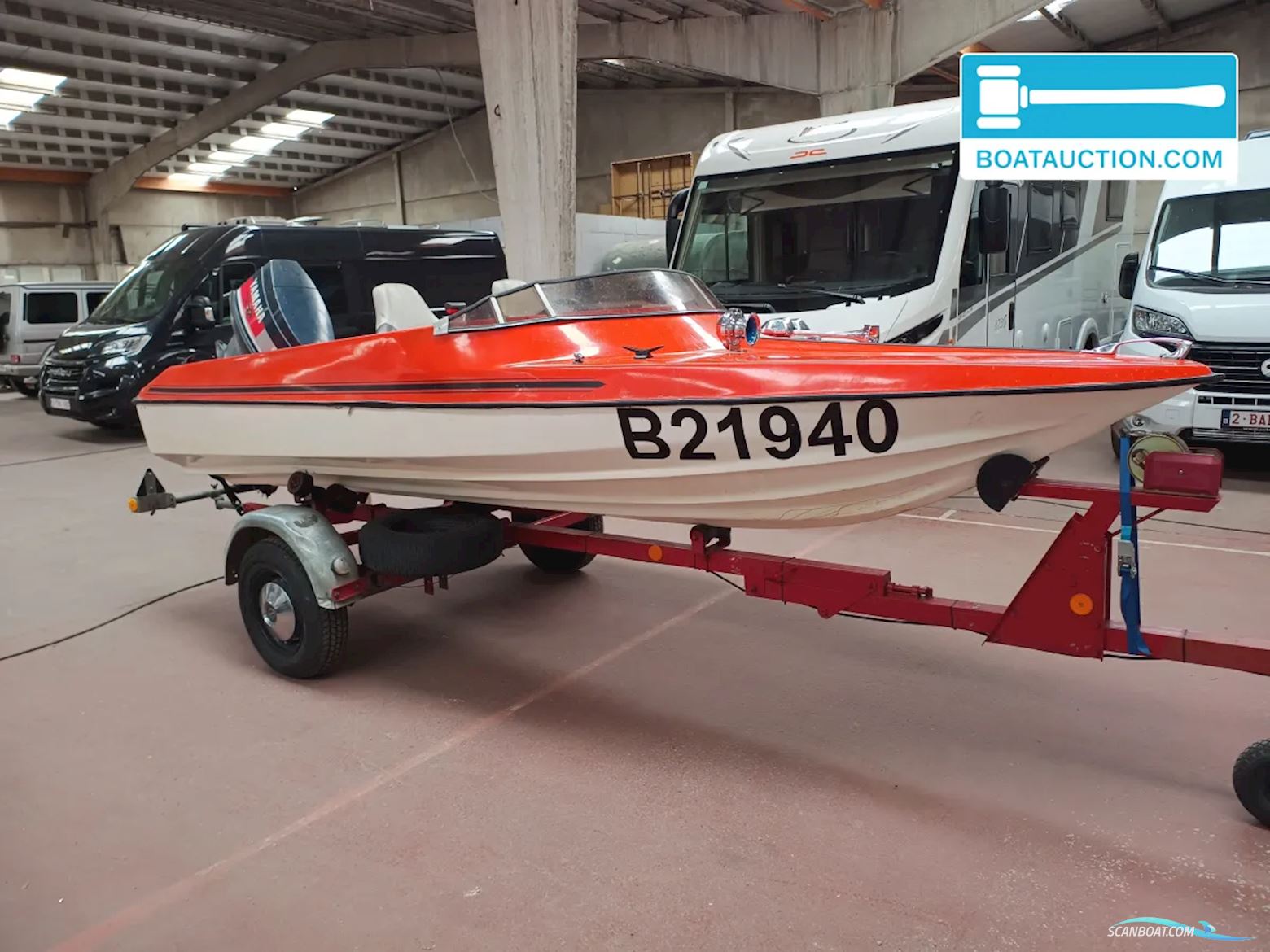 Callista Run Motorboat 1989, with Yamaha engine, Belgium