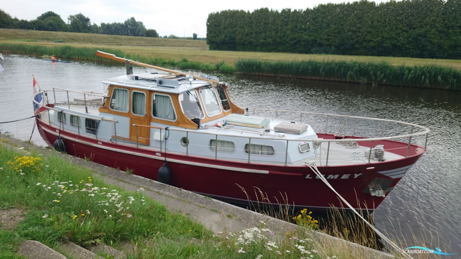 Cammenga 1300 Kotter Motorboat 1977, with New Holland Diesel engine, The Netherlands