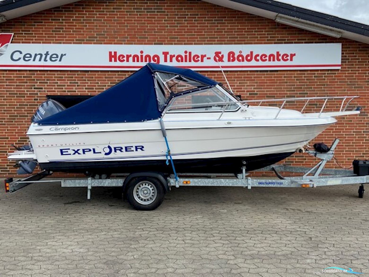 Campion 542 Explorer m/Yamaha F115 hk og Variant Trailer Motorboat 2003, with Yamaha engine, Denmark
